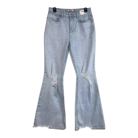 Wrangler Women's Fierce Flare Jeans Size 8/29 Light Wash New - Picture 1 of 8